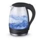 Esperanza Salto Angel Elkedel i Glas med flot LED lys. 1.7 liter Esperanza Salto Angel Elkedel i Glas med flot LED lys. 1.7L