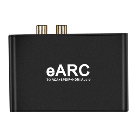 eARC/ARC Audio Konverter – HDMI til Optisk, RCA & 3.5mm eARC Audio Konverter HDMI til Optisk & RCA | 5.1/7.1