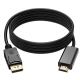 DisplayPort til HDMI Kabel. DP til HDMI i Full HD. 1.8m