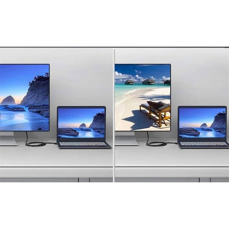 DisplayPort til HDMI Kabel. DP til HDMI i Full HD. 1.8m DisplayPort til HDMI Kabel. DP til HDMI i Full HD. 1.8m - Image 9