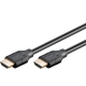 Goobay HDMI 2.1 kabel – 8K 60Hz, HDR, ARC, sort - 2m Goobay HDMI 2.1 kabel 2 m – 8K 60Hz, HDR og ARC | Sort