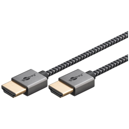 Goobay Plus Series 2.1 Slim HDMI-kabel 8K 60Hz 1m Goobay Slim 2.1 HDMI-kabel 8K 60Hz 1m
