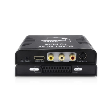 3-i-1 SCART/AV/S-Video til HDMI Konverter. Stort udvalg her