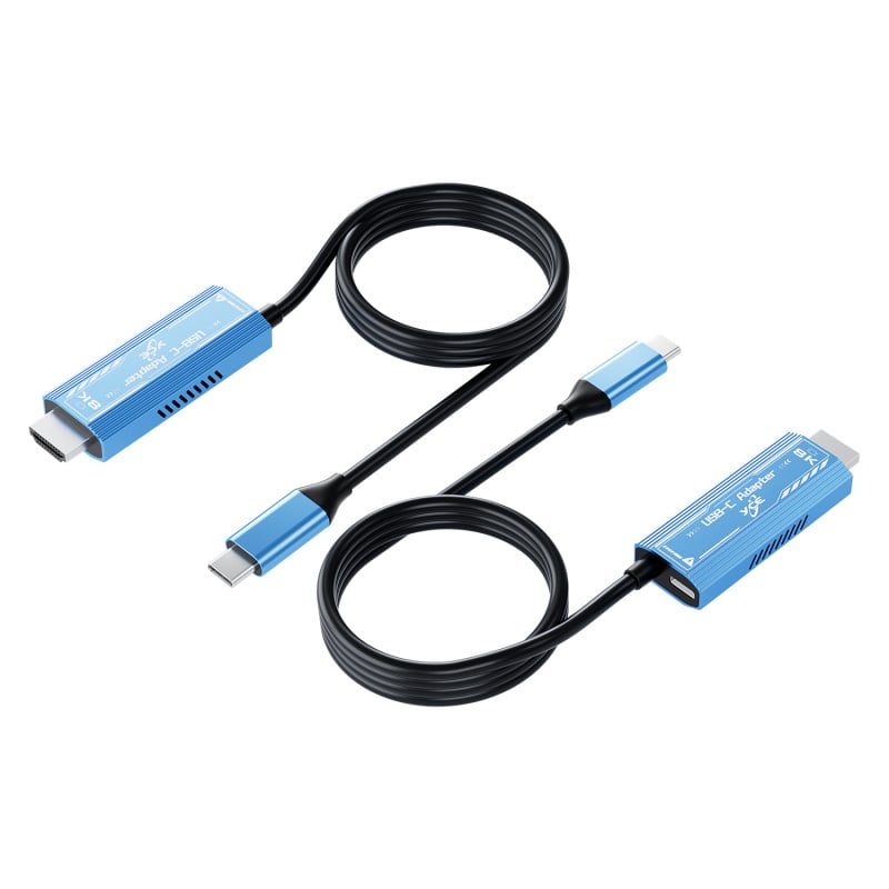 8K HDMI Adapter med USB-C og PD3.0 - 100W Opladning. 8K HDMI Adapter med USB-C og PD3.0 - 100W Opladning. - Billede 6