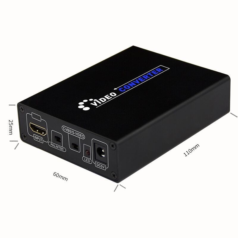HDMI til AV / RCA / S-video Konverter. Tilslut nye enheder til dit gamle TV. HDMI til AV / RCA / S-video Konverter. Tilslut nye enheder til dit gamle TV. - Billede 4