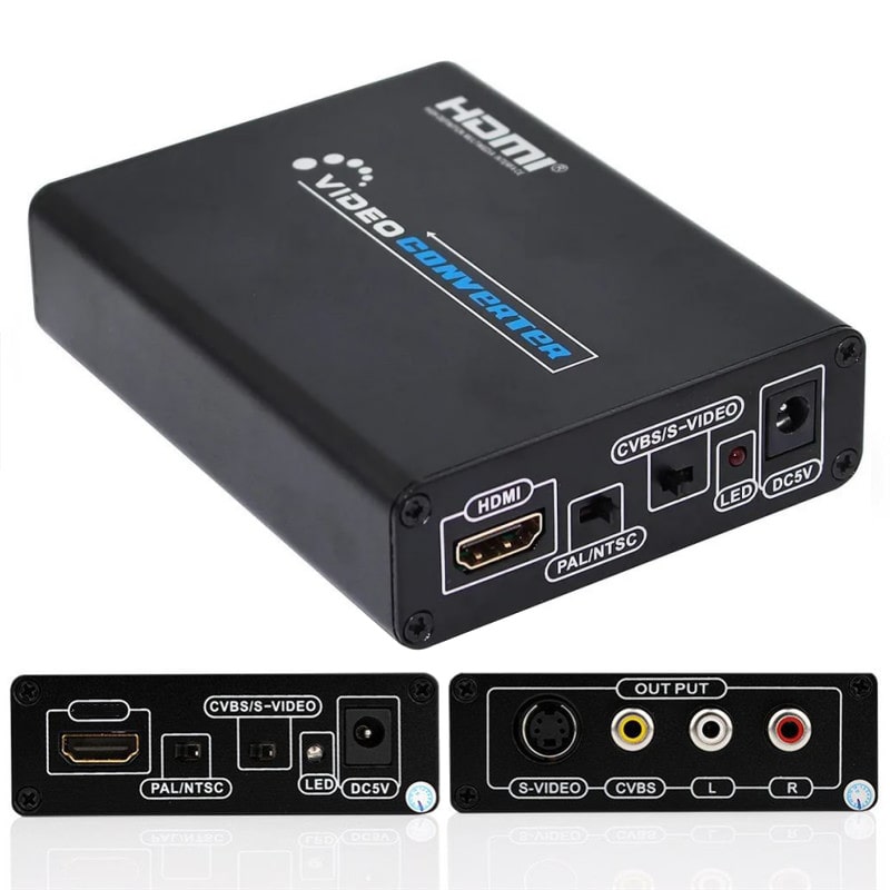 HDMI til AV / RCA / S-video Konverter. Tilslut nye enheder til dit gamle TV. HDMI til AV / RCA / S-video Konverter. Tilslut nye enheder til dit gamle TV. - Billede 3