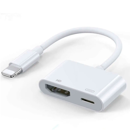 iPhone Lightning til HDMI Adapter. Spejling af af din iPhone eller iPad