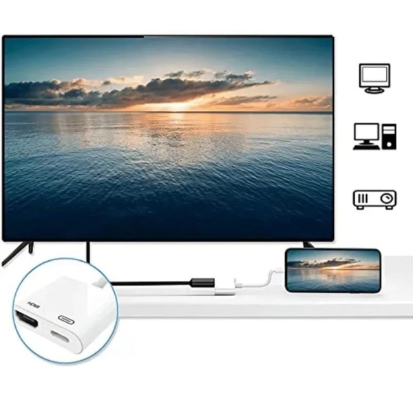 iPhone Lightning til HDMI Adapter. Nem spejling af skærmbilleder fra din iPhone eller iPad - Image 11