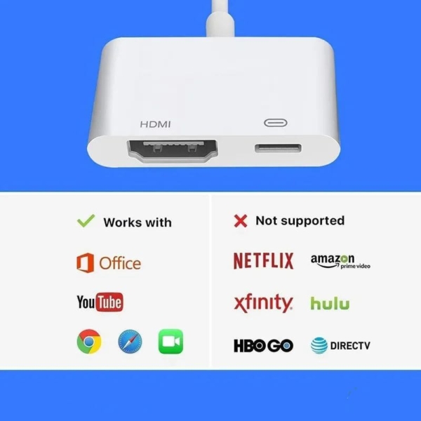 iPhone Lightning til HDMI Adapter. Nem spejling af skærmbilleder fra din iPhone eller iPad - Image 14
