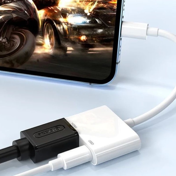 iPhone Lightning til HDMI Adapter. Nem spejling af skærmbilleder fra din iPhone eller iPad - Image 4