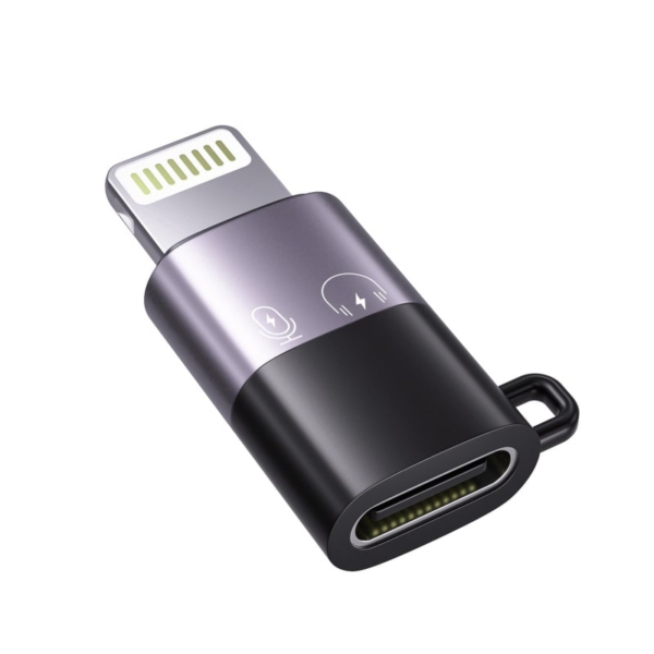 iPhone Lightning til USB-C Adapter. Oplad med USB-C. Silver
