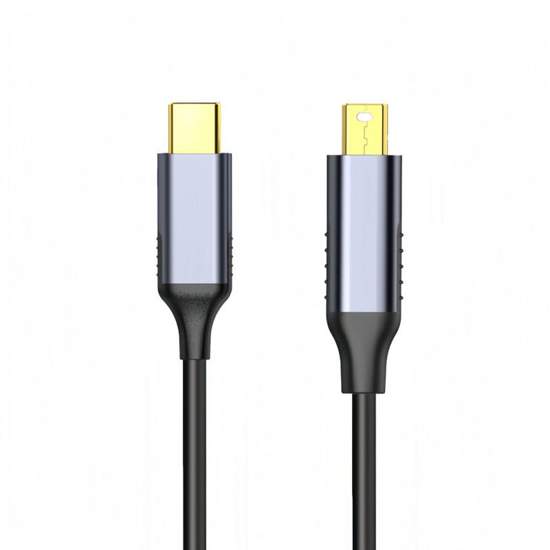 USB-C til Mini DisplayPort Kabel 4K 60Hz HDR – 1.8m, Sort USB-C til Mini DisplayPort Kabel 4K 60Hz HDR – 1.8m, Sort - Billede 2
