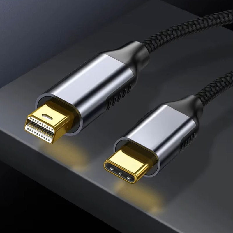 USB-C til Mini DisplayPort Kabel 4K 60Hz HDR – 1.8m, Sort USB-C til Mini DisplayPort Kabel 4K 60Hz HDR – 1.8m, Sort - Billede 7