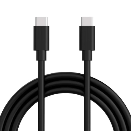 USB-C til USB-C Kabel 60W – Hurtigopladning, Sort