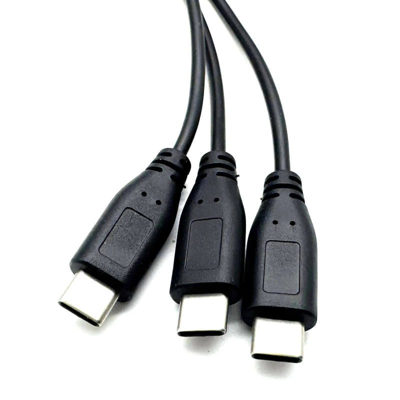 USB-C 3-i-1 Splitter Kabel – Oplad 3 Enheder Samtidig USB-C 3-i-1 Splitter Kabel – Oplad 3 Enheder Samtidig - Billede 10