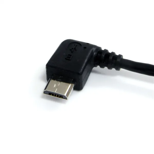 USB-A han /vinklet MICRO-USB han. 2 m. USB-A han /vinklet MICRO-USB han. 2 m. - Image 2
