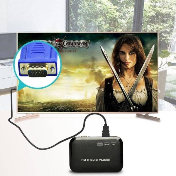 HDMI til VGA kabel. Guldbelagte stik. 1.8m. - Image 6