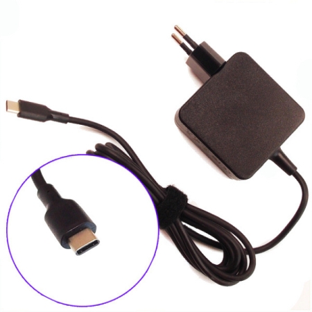 Universal 90W USB-C Vægoplader til Bærbar – Kompatibel med Apple, HP, Dell, Lenovo, ASUS m.fl. Hurtig kraftfuld 90W USB-C oplader til laptop