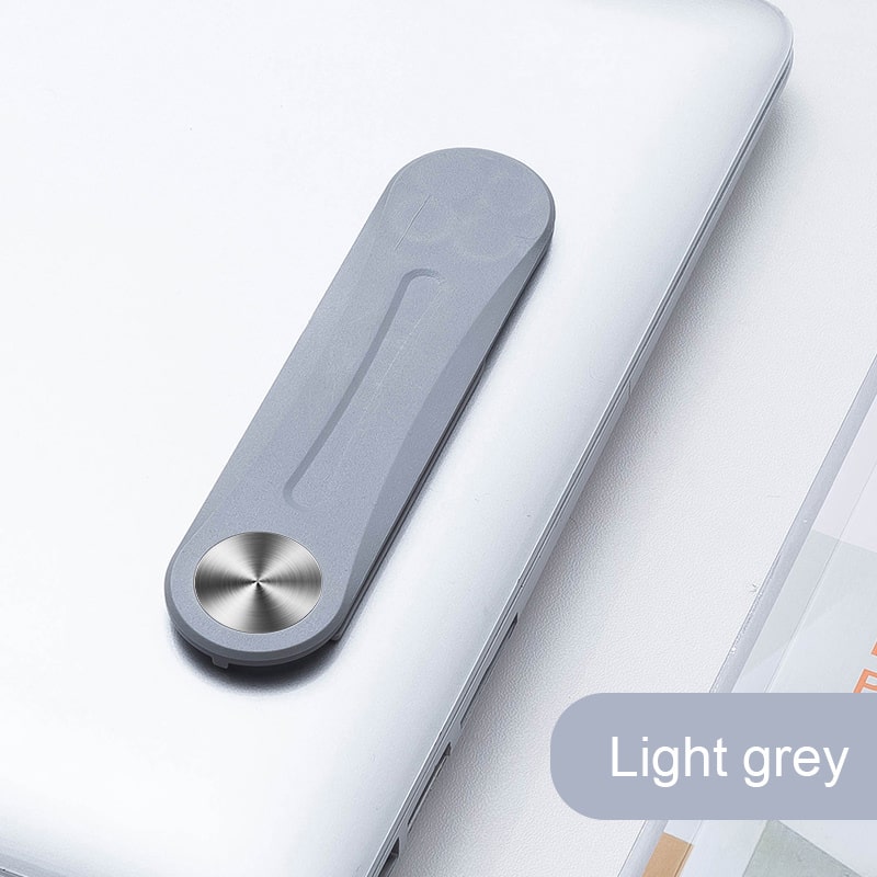 Universal Magnetisk Mobilholder til Montering på Laptop. Lysegrå. Universal Magnetisk Mobilholder til Montering på Laptop. Lysegrå. - Image 2