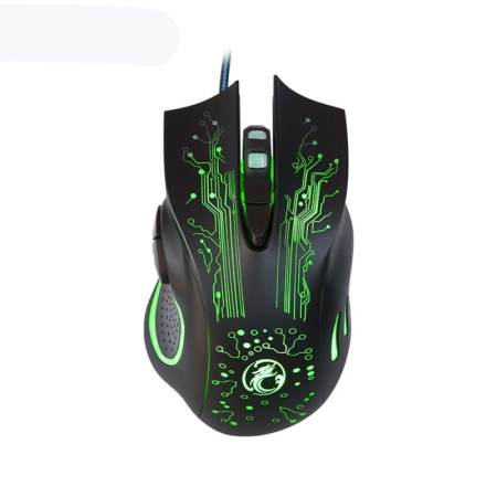 iMice X9 Ghost Knight Gaming Mus. Gamer Mus med RGB-lys