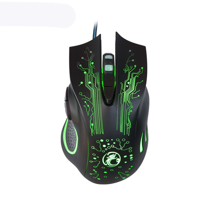 iMice X9 Ghost Knight Gaming Mus. Præcis og Ergonomisk Gamer Mus med RGB-lys