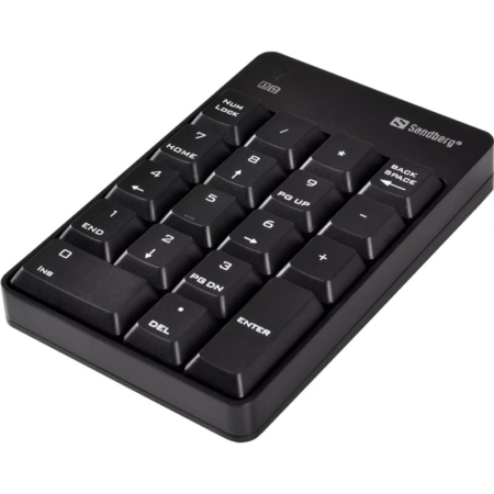 Sandberg Wireless Numeric Keypad 2. Fedt Numerisk Tastatur