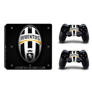 PS4 Slim skin til konsol & controllere. Juventus logo. Ovalt. Mobil, PC og tablet tilbehør