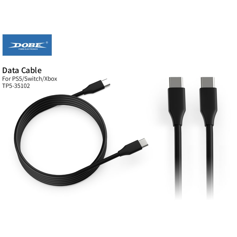 DOBE USB-C Gaming Opladningskabel til PS Portal, PS5, Nintendo Switch, Xbox mm. 1.5m DOBE USB-C Gaming Opladningskabel til PS Portal, PS5, Nintendo Switch, Xbox mm. 1.5m - Image 2