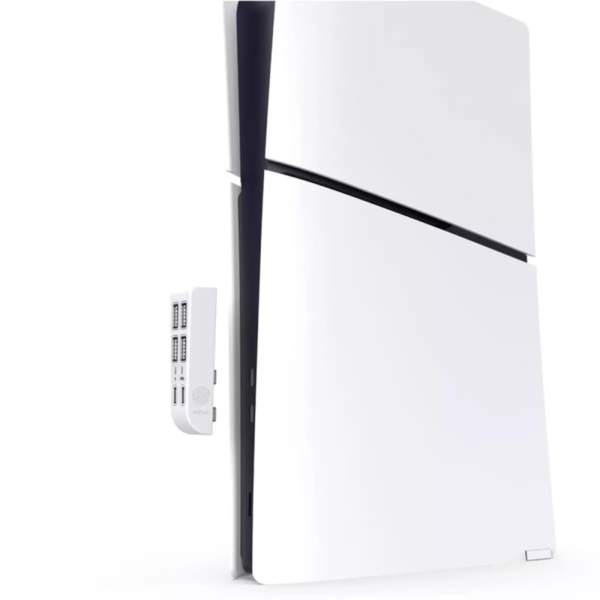 Få 6 USB porte med en PS5 Slim USB Hub. 2xUSB-C+4xUSB-A. Hvid