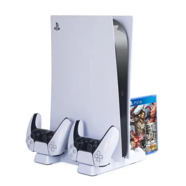 DOBE Multifunktionel PlayStation 5 cooling stand. Hvid