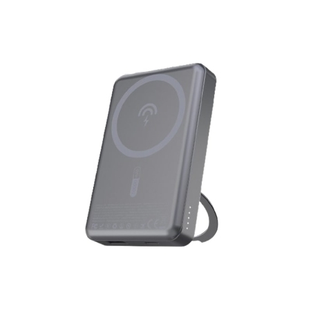 Dudao K28S Wireless Powerbank. MagSafe, Trådløs & USB-C. Grå