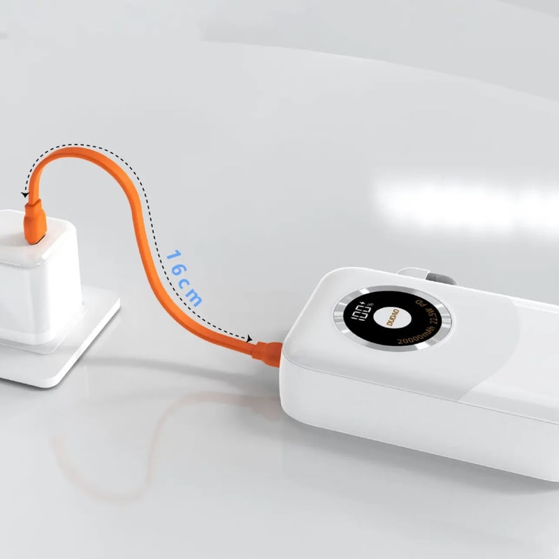 DUDAO K21Pro Mini Powerbank på 20000mAh, 22.5 Watt. Hvid DUDAO K21Pro Mini Powerbank på 20000mAh, 22.5 Watt. Hvid - Image 3