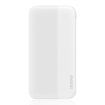 Dudao K4S+ Powerbank 20000mAh – 2xUSB-A, 10W Opladning. Hvid