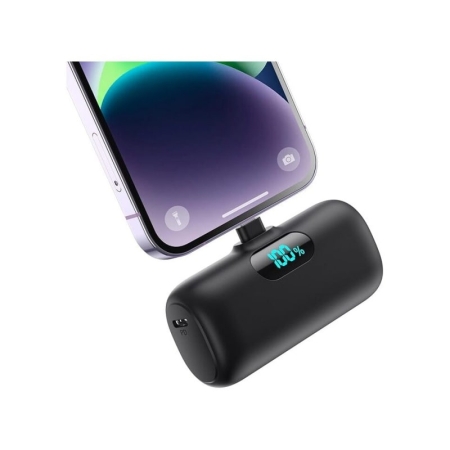 Feob HX45X2 Mini Lightning Powerbank. 5000mAh. Sort