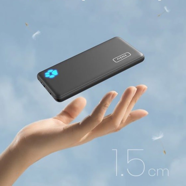 INIU B41 Powerbank i lommestørrelse. 10000mAh. Sort - Image 3