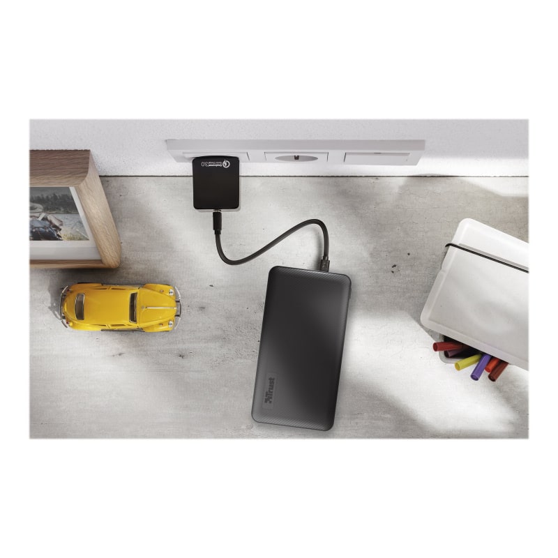 Trust Primo Powerbank. 10000mAh. Sort. Trust Primo Powerbank. 10000mAh. Sort. - Image 7