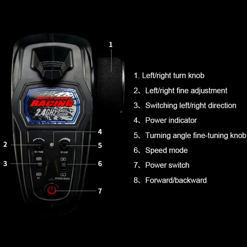 KF11 Master 4WD 1:16 High-speed Off-road Fjernstyret Bil. Inkl. Ekstra Batteri. KF11 Master 4WD 1:16 High-speed Off-road Fjernstyret Bil. Inkl. Ekstra Batteri. - Image 14
