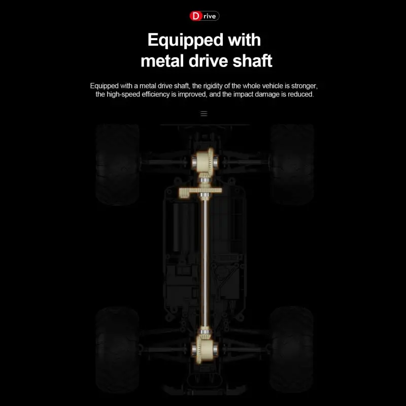 KF11 Master 4WD 1:16 High-speed Off-road Fjernstyret Bil. Inkl. Ekstra Batteri. KF11 Master 4WD 1:16 High-speed Off-road Fjernstyret Bil. Inkl. Ekstra Batteri. - Image 17