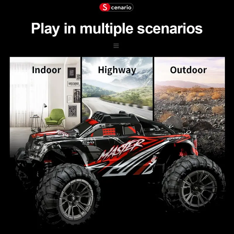 KF11 Master 4WD 1:16 High-speed Off-road Fjernstyret Bil. Inkl. Ekstra Batteri. KF11 Master 4WD 1:16 High-speed Off-road Fjernstyret Bil. Inkl. Ekstra Batteri. - Image 7