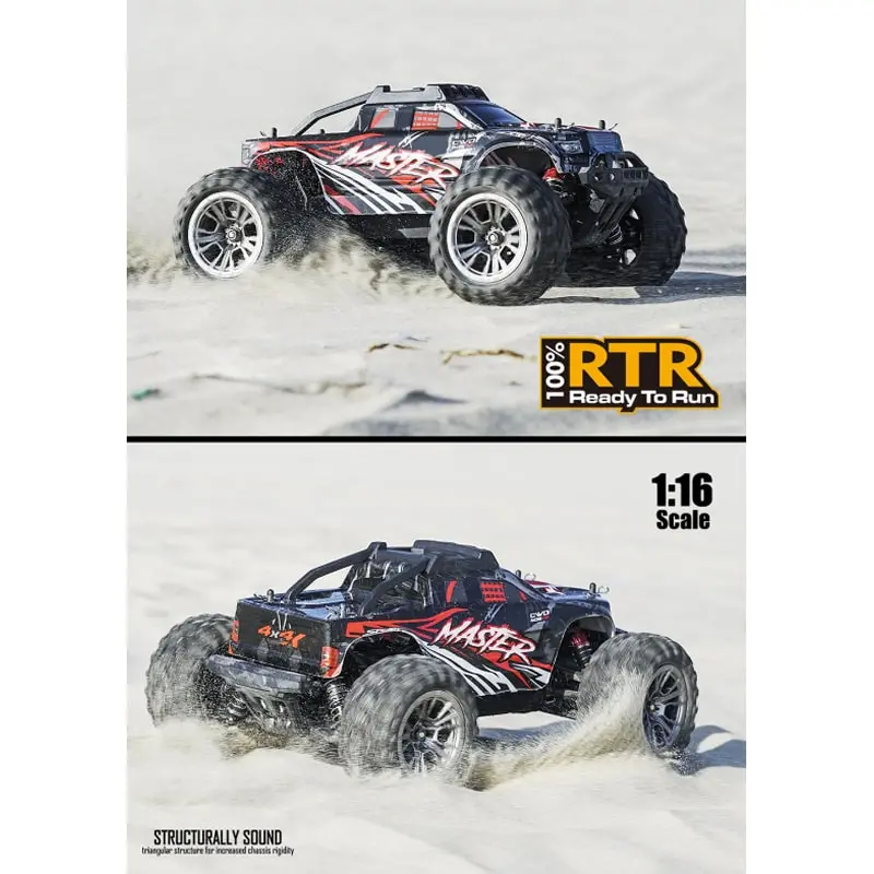 KF11 Master 4WD 1:16 High-speed Off-road Fjernstyret Bil. Inkl. Ekstra Batteri. KF11 Master 4WD 1:16 High-speed Off-road Fjernstyret Bil. Inkl. Ekstra Batteri. - Image 8