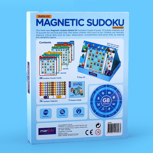mierEdu Magnetisk sudoku - Duel sæt mierEdu Magnetisk sudoku - Duel sæt - Billede 2
