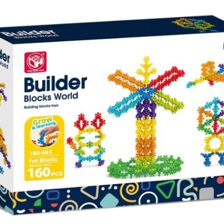Builder Blocks World - Byggesæt, 160 dele Mobil, PC og tablet tilbehør