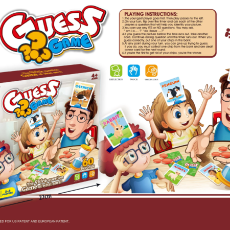 Guess Game - "Gæt hvem jeg er" spil - Dyr Mobil, PC og tablet tilbehør