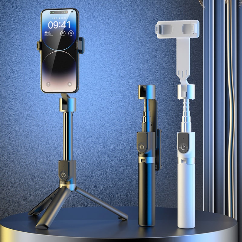 DUDAO F18 Selfiestang med Fjernbetjening og Tripod. Justerbar fra 30-110 cm. Hvid. DUDAO F18 Selfiestang med Fjernbetjening og Tripod. Justerbar fra 30-110 cm. Hvid. - Image 5