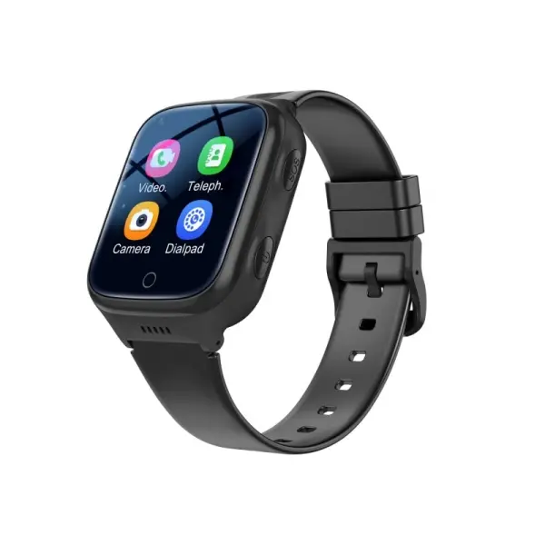 K9H Vandtæt GPS Smartwatch til børn med 4G. Sort. Køb her.