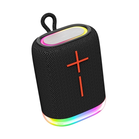 G1 Outdoor Bluetooth Højtaler. Kraftfuld Lyd og Flot RGB Lys. Sort