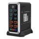 10-ports USB Oplader 660W GaN3 – USB-C & USB-A Opladning