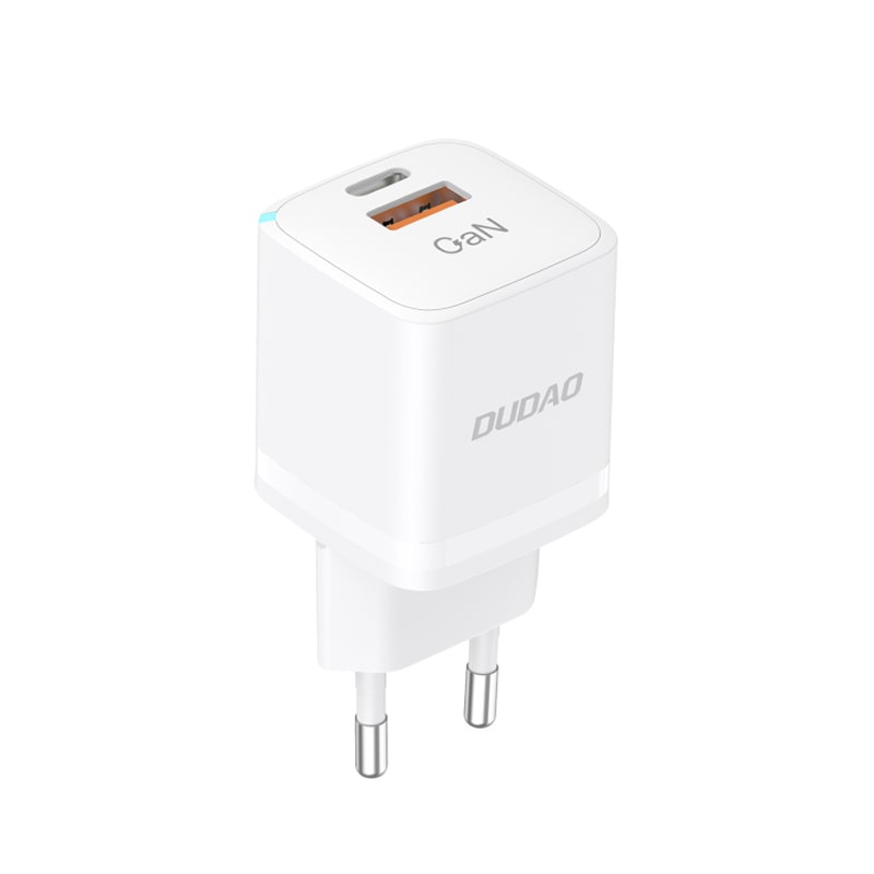 DUDAO A13Pro Adapter. 33W GaN. 1xUSB-C + 1xUSB-A Kraftig DUDAO A13Pro Adapter. 33W GaN. 1xUSB-C + 1xUSB-A