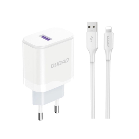 DUDAO A20EUL 18W Quick Charge 3.0 USB oplader. Inkl kabel