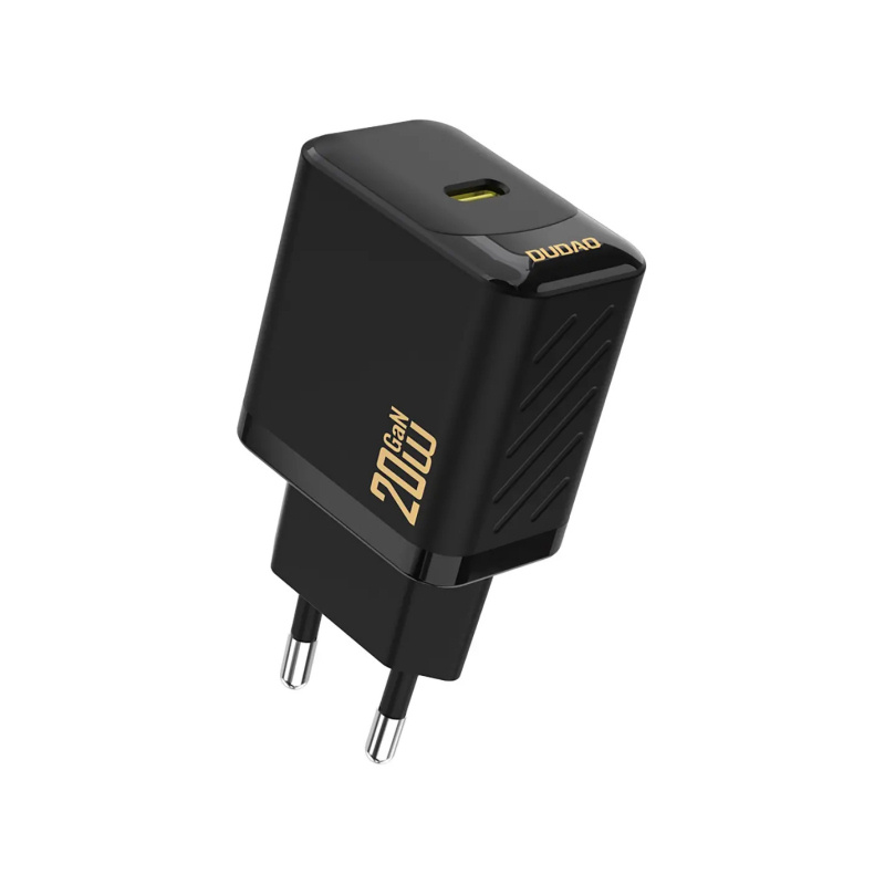 Dudao A26 GaN 20W USB-C oplader. Sort